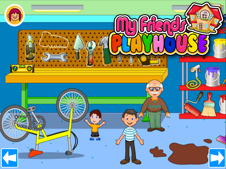 My Pretend House Kids Family Dollhouse Games Android Games
