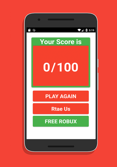 Free Robux Quiz 2k19 Android Games In Tap Tap Discover - codes for granny skills on roblox how to get free robux