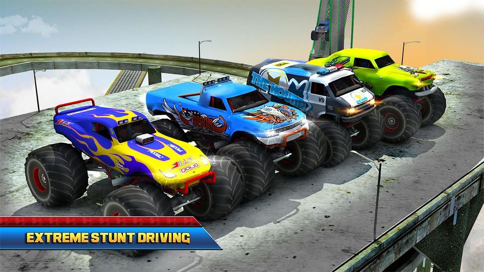 4x4 Monster Truck Impossible Stunt Driving Android Games In Tap
