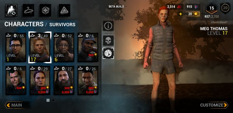 Dbd Mobile Survivor From Chaoticblood1 Taptap Dead By Daylight Mobile Community