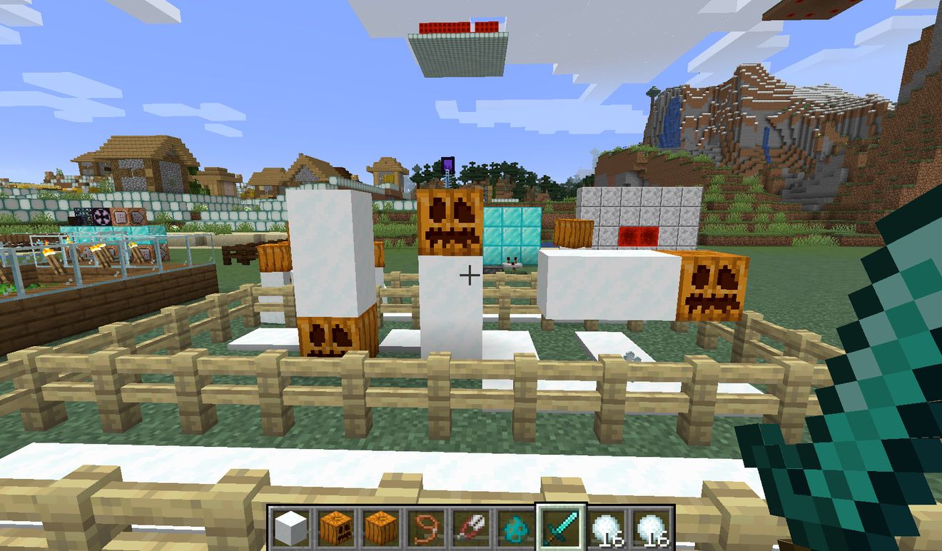 萌新科普之雪傀儡 南瓜面具之下它居然是這 From 我的世界 Taptap Minecraft Community