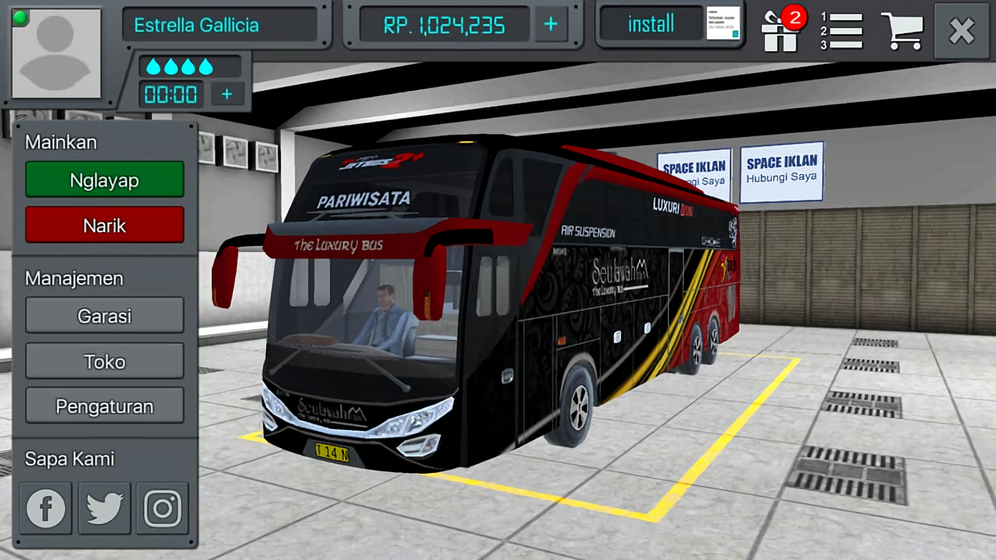 Livery Bussid Srikandi Shd Red Bull - livery truck anti gosip