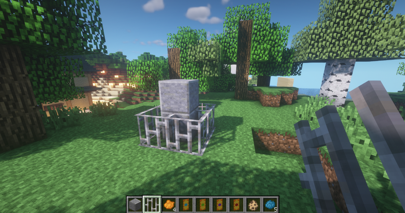 史萊姆高處立下巨型flag 網友直呼 這 Minecraftdiscussions Taptap Minecraft Group